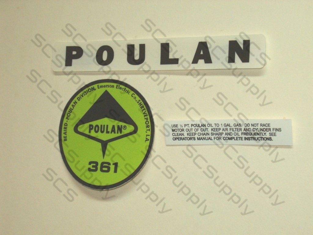 Poulan 361 on sale