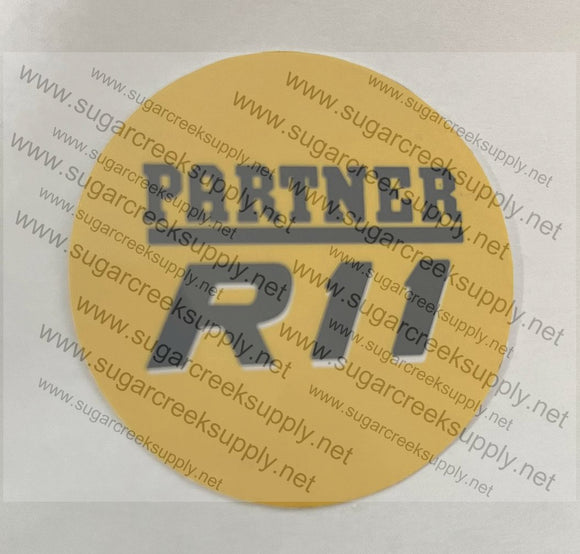 Partner R11 decal set