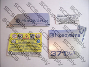 Husqvarna 371XP (early) decal set